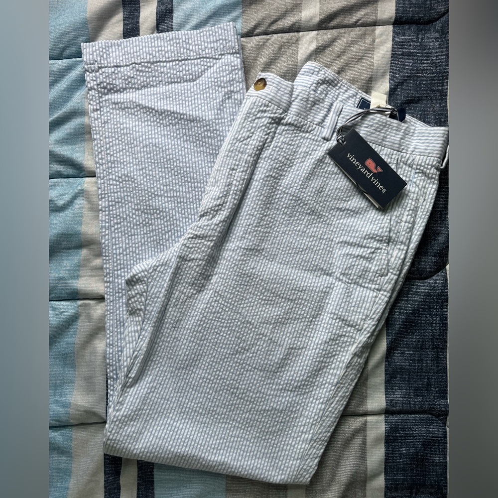 Vineyard Vines Seersucker Breaker Pants